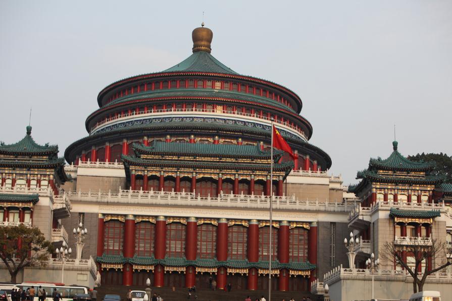 重慶人民大禮堂180套電動(dòng)卷簾