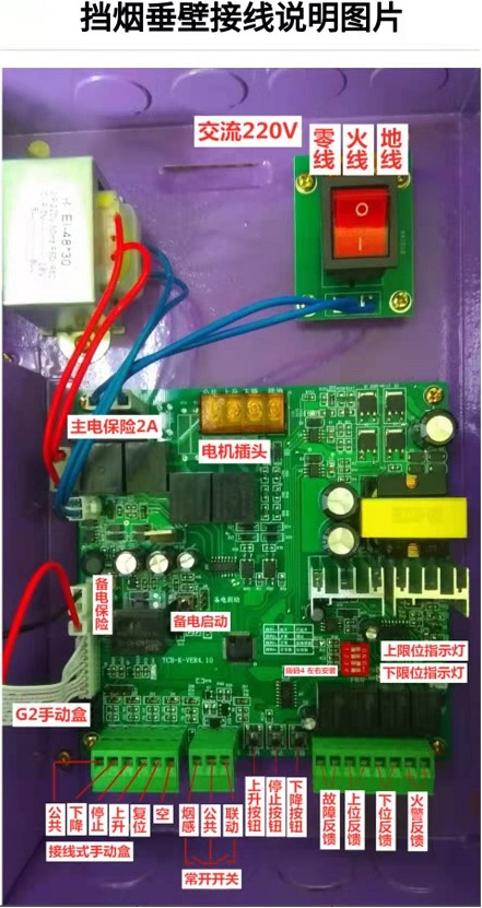 擋煙垂壁控制箱
